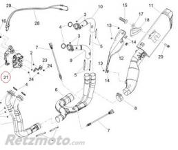 Moteur valve echappement Aprilia RSV4/Tuono 1100-2D000263
