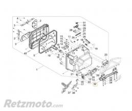 Support valise ard Moto guzzi V85TT Travel-2B005984