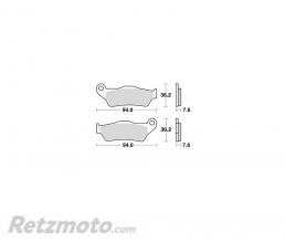 BRAKING  Plaquettes de frein BRAKING Off-Road 746CM46 m�tal fritt� 