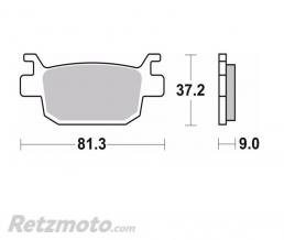 BREMBO  Plaquettes de frein BREMBO route m�tal fritt� - 07GR93SP 