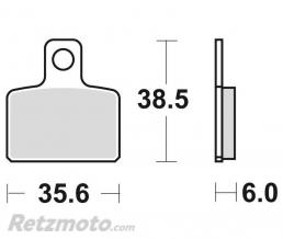 BRAKING  Plaquettes de frein BRAKING Off-Road 832CM46 m�tal fritt� 