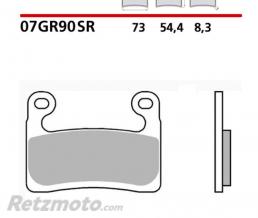 BREMBO  Plaquettes de frein BREMBO route/sport m�tal fritt� - 07GR90SR 
