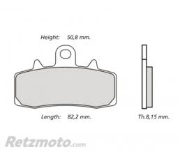 BREMBO  Plaquettes frein BREMBO UPGRADE Type M568 Z04 - Racing 