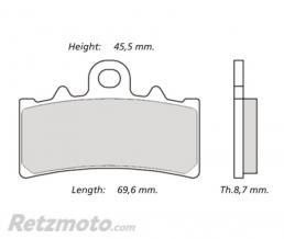 BREMBO  Plaquettes frein BREMBO UPGRADE Type M079 Z03 - Endurance Racing 