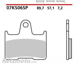 BREMBO  Plaquettes de frein BREMBO m�tal fritt� - 07KS06SP 