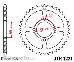 JT SPROCKETS Couronne JT SPROCKETS acier standard 1221 - 428