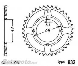 B1 Couronne B1 acier standard - 420