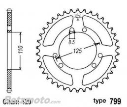 B1 Couronne B1 acier standard - 420