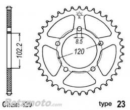 B1 Couronne B1 acier standard - 420