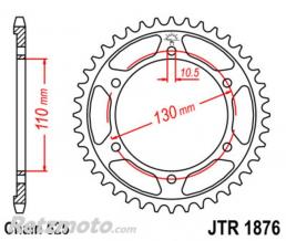 JT SPROCKETS Couronne JT SPROCKETS acier standard 1876 - 525