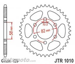 JT SPROCKETS Couronne JT SPROCKETS acier 1010 - 428