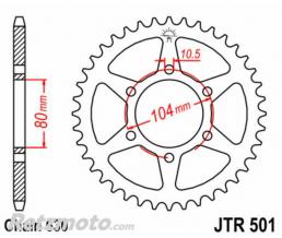 JT SPROCKETS Couronne JT SPROCKETS acier standard 501 - 630