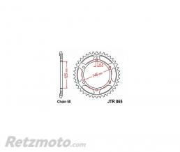 JT SPROCKETS Couronne JT SPROCKETS acier standard 865 - 530