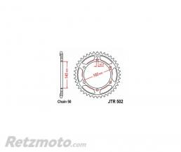 JT SPROCKETS Couronne JT SPROCKETS acier standard 502 - 530