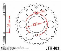 JT SPROCKETS Couronne JT SPROCKETS acier standard 483 - 630