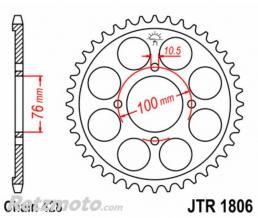 JT SPROCKETS Couronne JT SPROCKETS acier standard 1806 - 428