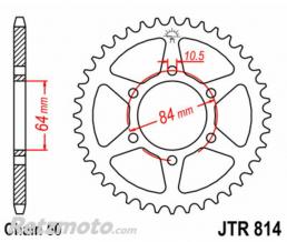 JT SPROCKETS Couronne JT SPROCKETS acier standard 814 - 530