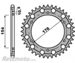 PBR Couronne PBR acier C45 standard (43 dents) 4679 - 525