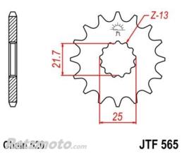 Kit cha�ne Kawasaki Z 650 DID 520VX3 15x46 super-renforc� - couronne standard