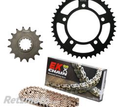 EK CHAIN Kit cha�ne Enduro Gas Gas EC 300 RACING SIX DAYS EK/PBR 520 SRX2 - 13/48-112 - Couronne acier standard