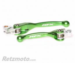 RFX Jeu de leviers retournables forg�s RFX Race (Vert) - Kawasaki KXF450