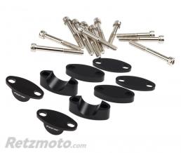 RFX Kit de r�hausse de guidon Race 28,6 mm (Noir) r�hausses universelles 25 mm/30 mm/35 mm/40 mm