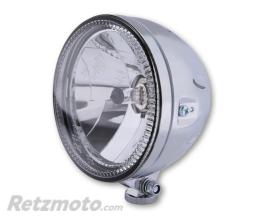 HIGHSIDER Feu avant H4 HIGHSIDER pro Skyline - 5 3/4 pouces - feux de position LED - homologu� E - chrom� - � l'unit�