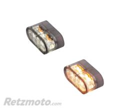 HIGHSIDER Clignotant/feu de position LED HIGHSIDER pro Little Star-MX Pro Module 2en1 homologu� - verre fum� - la paire