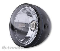HIGHSIDER Feu avant H4 HIGHSIDER pro Skyline - 5 3/4 pouces - feux de position LED - homologu� E - noir - � l'unit�