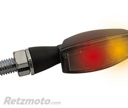 HIGHSIDER Feux arri�re/clignotants LED HIGHSIDER pro - Blaze - noir/fum� - 3en1 - homologu� E - la paire