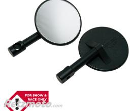 HIGHSIDER R�troviseur d'embout de guidon HIGHSIDER smart rond - noir