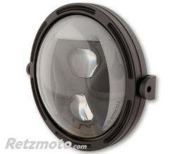 HIGHSIDER Feu avant LED HIGHSIDER pro Frame-R1 Type 8 - 7 pouces - r�flecteur fum� - fixation lat�rale - noir