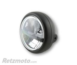 HIGHSIDER Feu avant LED HIGHSIDER pro Pecos Type 5 - 5 3/4 pouces - lentilles noires - fixation lat�rale - noir