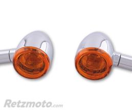 HIGHSIDER Clignotant HIGHSIDER smart Bullet Light homologu� - verre orange - la paire