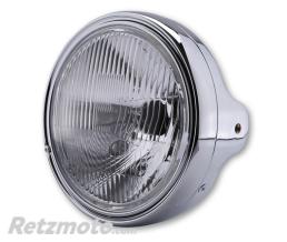 HIGHSIDER Feu avant LTD H4 HIGHSIDER smart - 7 pouces - verre gaufr� - fixation lat�rale - homologu� E - chrom� - � l'unit�