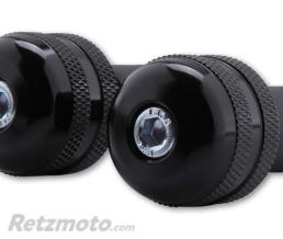 HIGHSIDER HIGHSIDER smart Handlebar Ends Black Knurled, For Steel Handlebars