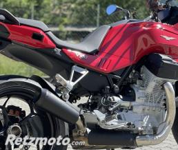 MISTRAL Protection echappement Mistral Moto guzzi V100 Mandello(sans bequille/noir)-MG-CI-V100-BP