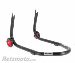 BIHR B�quille Arri�re BIHR Home Track Fixe Supports En�V�Noir Mat Roues Rouge