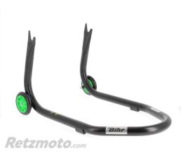 BIHR B�quille Arri�re BIHR Home Track Fixe Supports En�V�Noir Mat Roues Vert