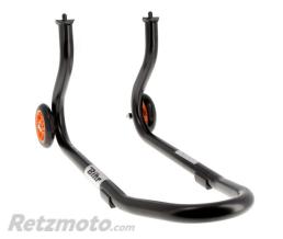 BIHR B�quille Avant BIHR Home Track Fixe Noir Mat Roues Orange