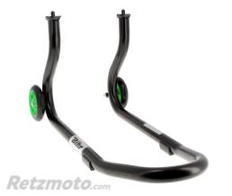 BIHR B�quille Avant BIHR Home Track Fixe Noir Mat Roues Vert