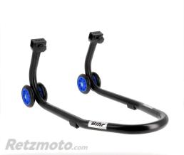 BIHR B�quille Avant BIHR Home Track Noir Mat Roues Bleu