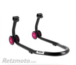 BIHR B�quille Avant BIHR Home Track Noir Mat Roues Rose