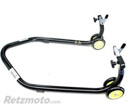 BIHR B�quille Basse BIHR Home Track Supports En ��V�� Noir Mat Moto Lourdes