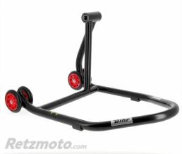 BIHR B�quille Monobras Droite BIHR Home Track Noir Mat Roues Rouge