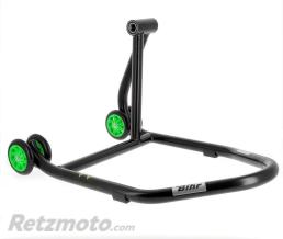 BIHR B�quille Monobras Droite BIHR Home Track Noir Mat Roues Vert