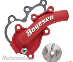BOYESEN Couvercle de pompe � eau + turbine BOYESEN SuperCooler - rouge