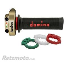 DOMINO Poign�e de gaz DOMINO XM2 Racing avec rev�tements A450 - or/noir