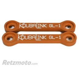 KOUBALINKS Kit de rabaissement de selle KOUBALINK (28.6 mm) orange - Suzuki SFV650 Gladius