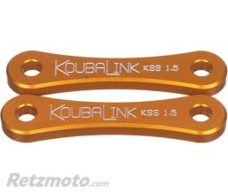 KOUBALINKS Kit de rabaissement de selle KOUBALINK (38.1 mm) orange - Kawasaki KL250 / Super Sherpa